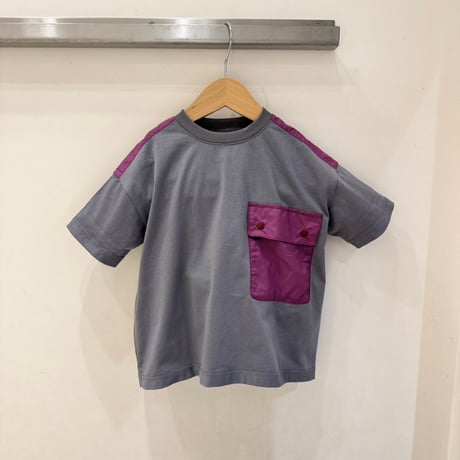 6°vocale/ サファリTシャツ　KN-SFRT-25S　GRAYBEIGE  100.110.120.130.140.150
