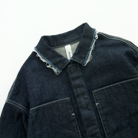 MOUN TEN. / denim work blouson(organic cotton)  MB38-1813  indigo  125.140.0.1.2