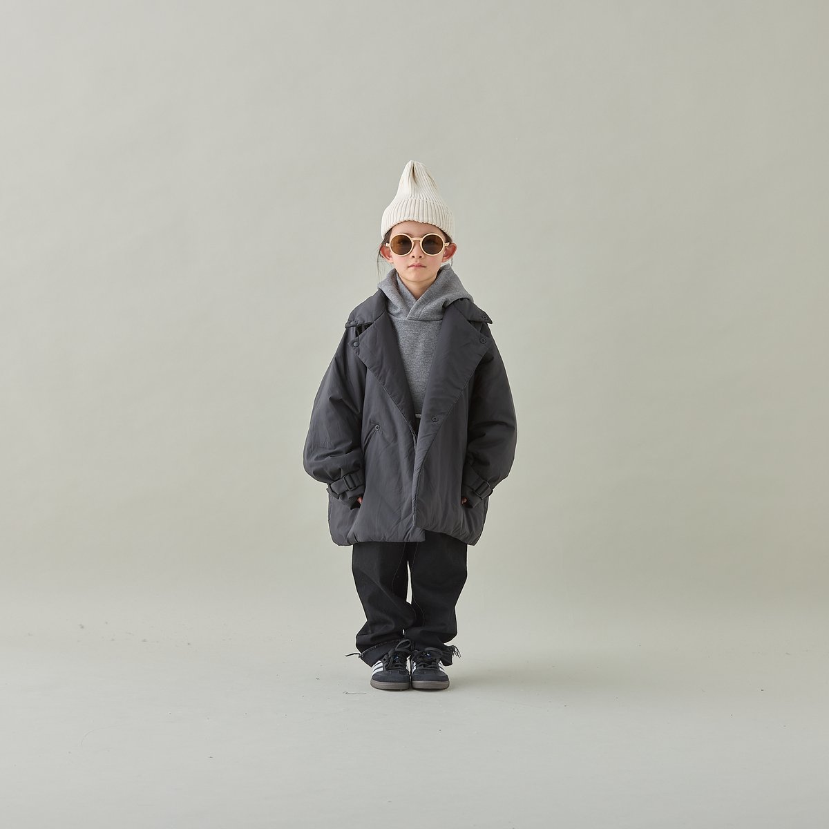 MOUN TEN. / air half coat MC29-1443 black 110