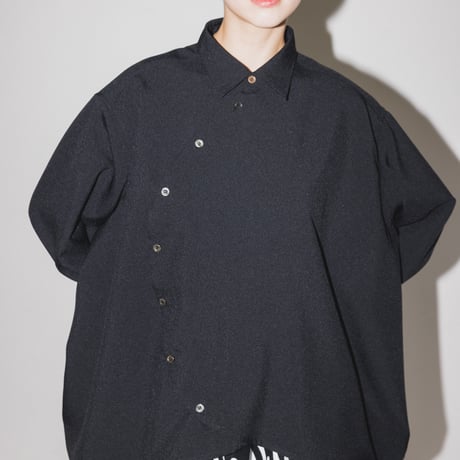 nunuforme / サークルシャツ 17-nf24-545-009  Black  105.115.125.135.145.1(155).2(163)