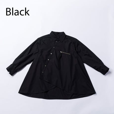nunuform アシンメトリージップシャツ　125 ヌヌフォルム | STORES