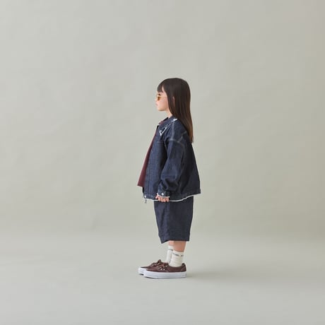 MOUN TEN. / denim work blouson(organic cotton)  MB38-1813  indigo  125.140.0.1.2
