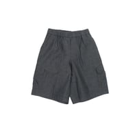 MOUN TEN. / herringbone denim midi cargo   MP100-1919   slategray  125.140.0(155)