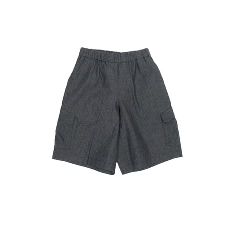 MOUN TEN. / herringbone denim midi cargo   MP100-1919   slategray  125.140.0(155)