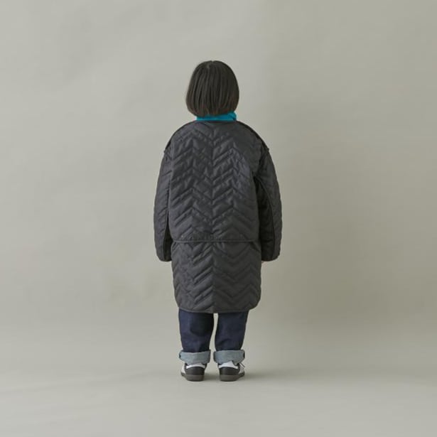 MOUN TEN. / zigzag quilt separate coat MC33-16