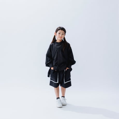 nunuforme / バイカラー ショートパンツ  47-nf25-629-254  Black  105.115.125.135.145.1(155).2(163)