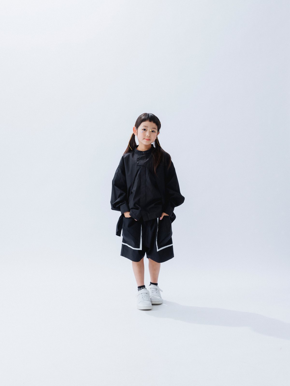 nunuforme / バイカラー ショートパンツ 47-nf25-629-254 Bla
