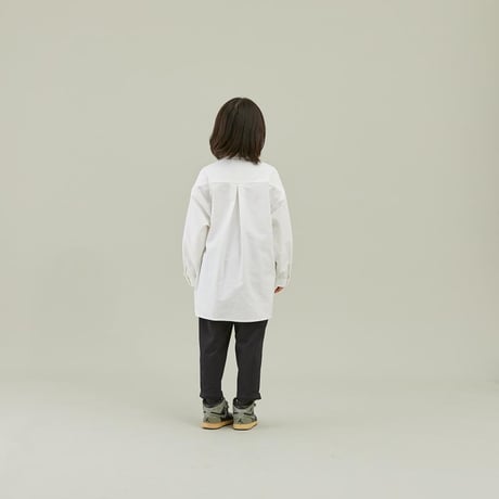 MOUN TEN. / stretch nylon gaba 1tuck pants   MP56-1102  black  125.140.0(155)1(adult)