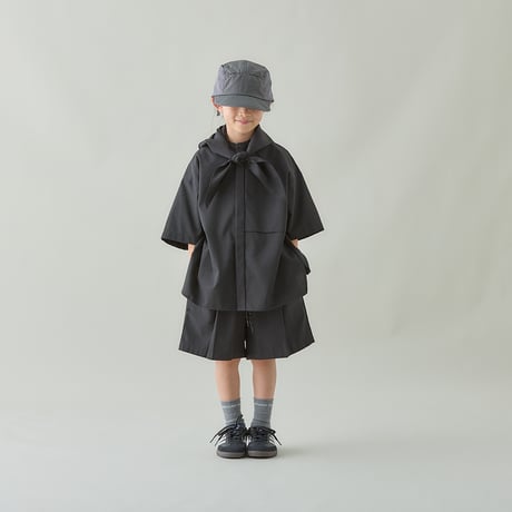 MOUN TEN. / air sucker half pants  MP55C-1938  black  110.125.140.0(155).1(adult)