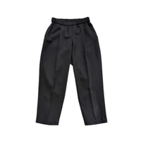 MOUN TEN. / polyester canapa 1tuck pants  MP56-1502  black  110.125.140.0.1(adult)