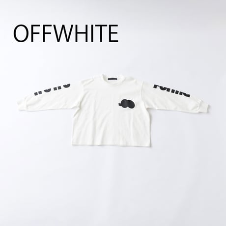 nunuforme / nunuforme袖プリントT　nt24-007-04   OffWhite   115.125.135.145.1(155).2(163)
