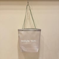 MOUN TEN. / nylon mesh tote bag   MA76-1961  greige  one size
