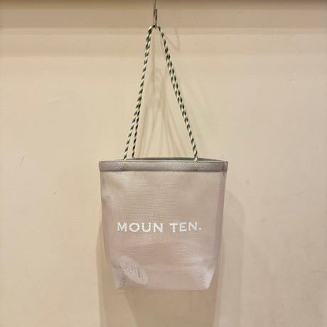 MOUN TEN. / nylon mesh tote bag   MA76-1961  greige  one size