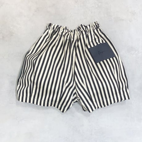 Bague  / コットンショーツ  BG104006  black stripe ( 80-WOMEN )