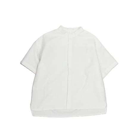 MOUN TEN. / oxford bandcollar s/s shirt   MS41-1939  white  110.125.140.0(155).1(adult).2(adult)