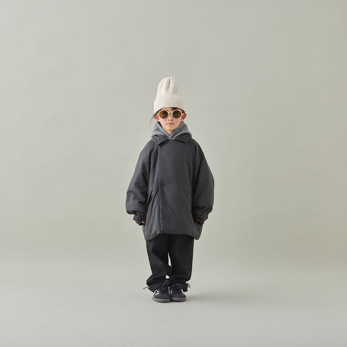 MOUN TEN. / air half coat MC29-1443 black 110