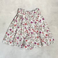 Bague  / 花柄キュロットパンツ  BG104561 WHITE×RED  ( 80cm-WOMEN )