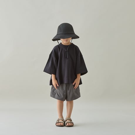 MOUN TEN. /  light terry short T　MT112-1814　 black  0(155).1(adult)
