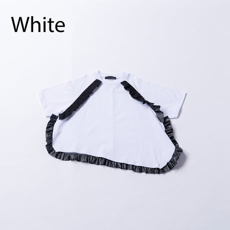 nunuforme /アシンメトリーフリルT  51-nf25-966-716  White  95.105.115.125.135.145.1(155).2(163)