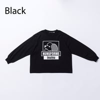 nunuforme / inuinu⭐︎プリントT　nf25-007-08  Black   105.115.125.135.145.1(155).2(163)
