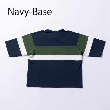 nunuforme / トリコロールポロT  39-nf25-827-506  Navy  M(105-115).L(120-130) .XL(135-145).1(155).2(163)