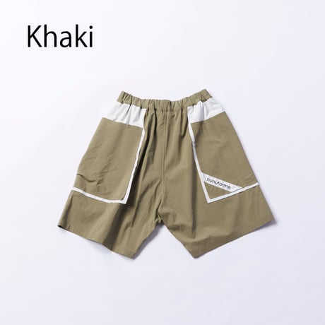 nunuforme / バイカラー ショートパンツ  47-nf25-629-254  Khaki  105.115.125.135.145.1(155).2(163)