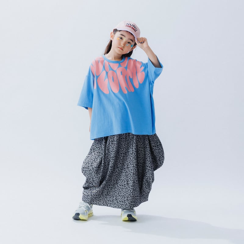 nunuforme / ブレインロゴプリントT nt25-005-07 Blue 105