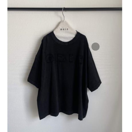 GRIS / Logo patch USED Tee  GR26SS-CU001  BLACK  M(120-135).L(135-150).XL(150-160)