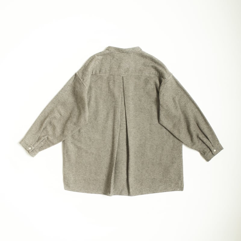 MOUN TEN. /cotton tweed pocket shirt MS29-1815