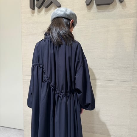 nunuforme /Exclusive Item ドローストリングワンピース  NUNUMB022  Dark Navy 115.125.135.145.1(155).2(163)