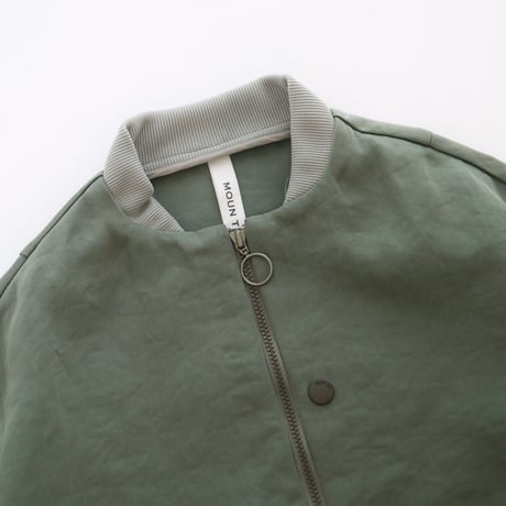 MOUN TEN. / bright twill zip blouson  MB39-1801  ash green  125.140.0(155).1(adult)