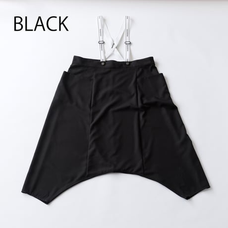 nunuforme / サルエルサロペット 09-nf24-626-250  Black M.L.XL.1(155).2(163)