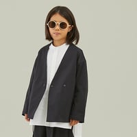 MOUN TEN. / stretch nylon gaba jacket   MJ04-1101  black  110.125.140.0.1