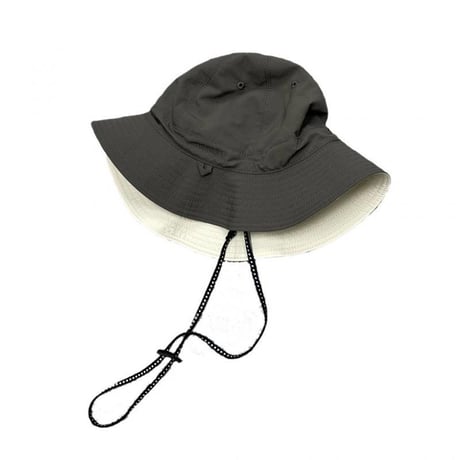 MOUN TEN. / reversible adventure hat(re-nylon)  MA20-1751  charcoal×sand  FREE(-56cm).L(56-60cm)