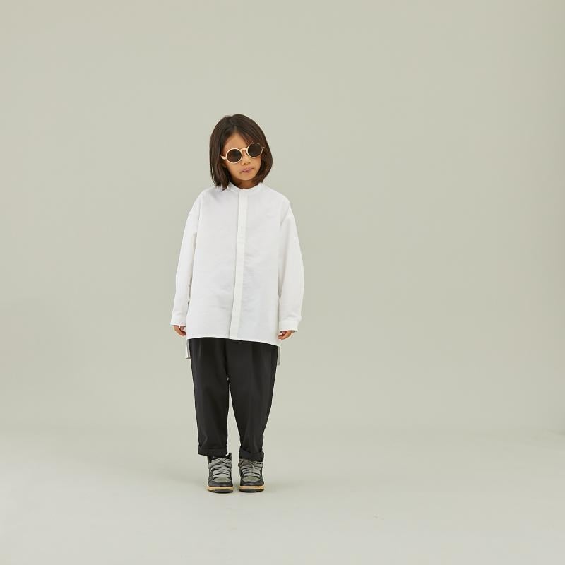 MOUN TEN. / stretch nylon gaba 1tuck pants MP