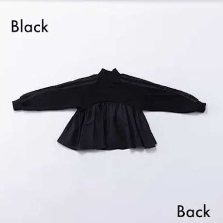 nunuforme / ハーフジッププルオーバー  32-nf26-847-503  Black  M .L .XL.1(155).2(163)