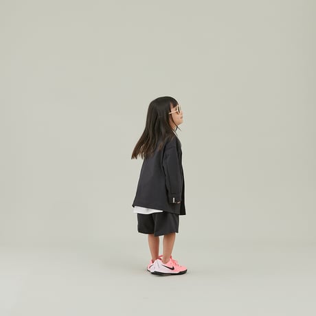MOUN TEN. / stretch nylon gaba jacket   MJ04-1101  black  110.125.140.0(155).1(adult)