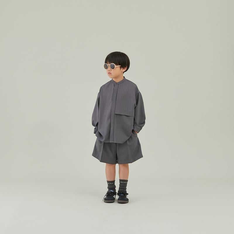 ジャケット・ブルゾン MOUN TEN. plain puff shirts / half pants MOUN TEN. /polyester canapa half pants MP55C-1