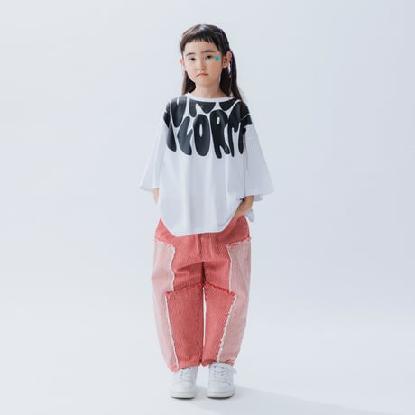 nunuforme / ブレインロゴプリントT　nt25-005-07   White  105.115.125.135.145.1(155).2(163)