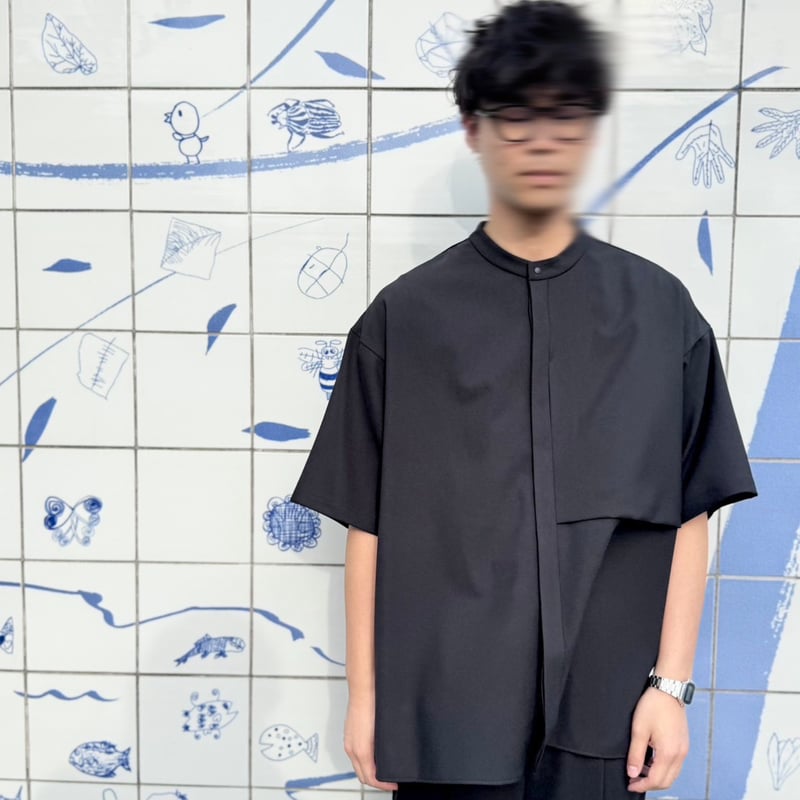 別注】MOUN TEN. /polyester canapa pocket s/s shi