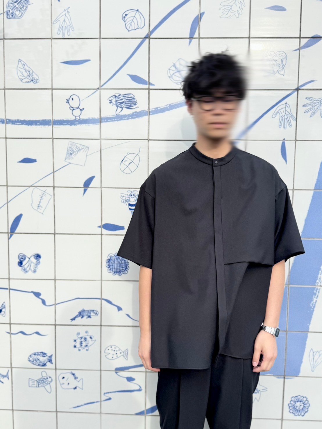 別注】MOUN TEN. /polyester canapa pocket s/s shi