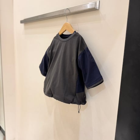 6°vocale/ コンビバルーンTシャツ　KN-CMBT-25S  KN-ACMB-25S　NAVY  100.110.120.130.140.150.S.M