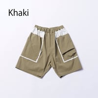 nunuforme / バイカラー ショートパンツ  47-nf25-629-254  Khaki  105.115.125.135.145.1(155).2(163)