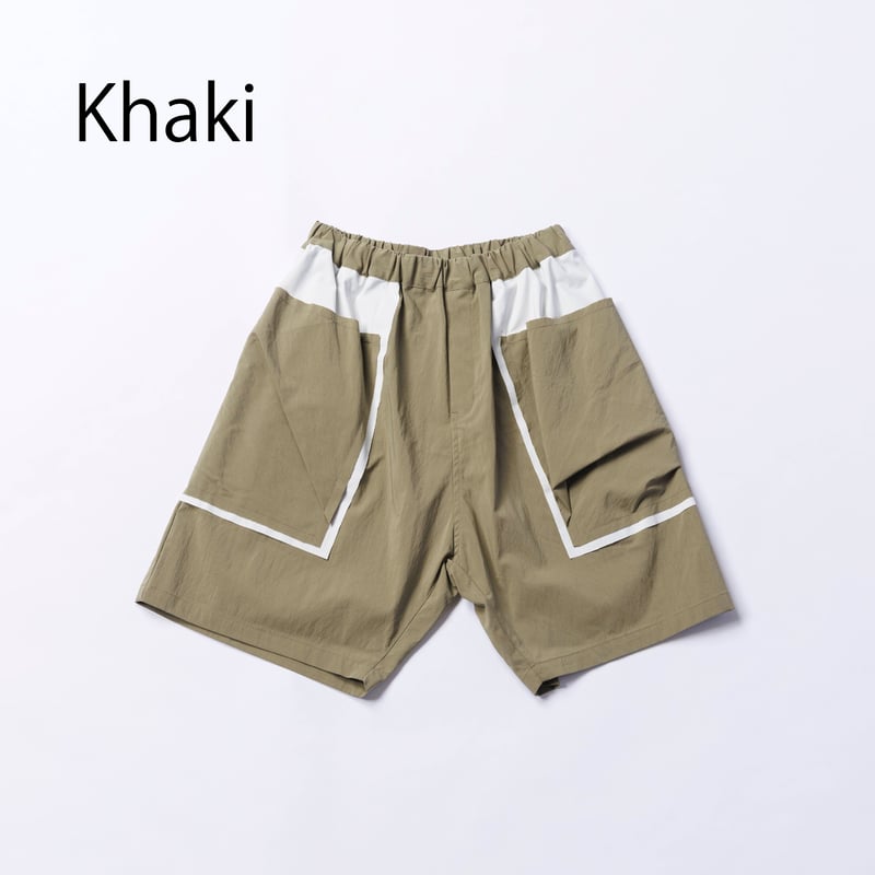 nunuforme / バイカラー ショートパンツ 47-nf25-629-254 Kha