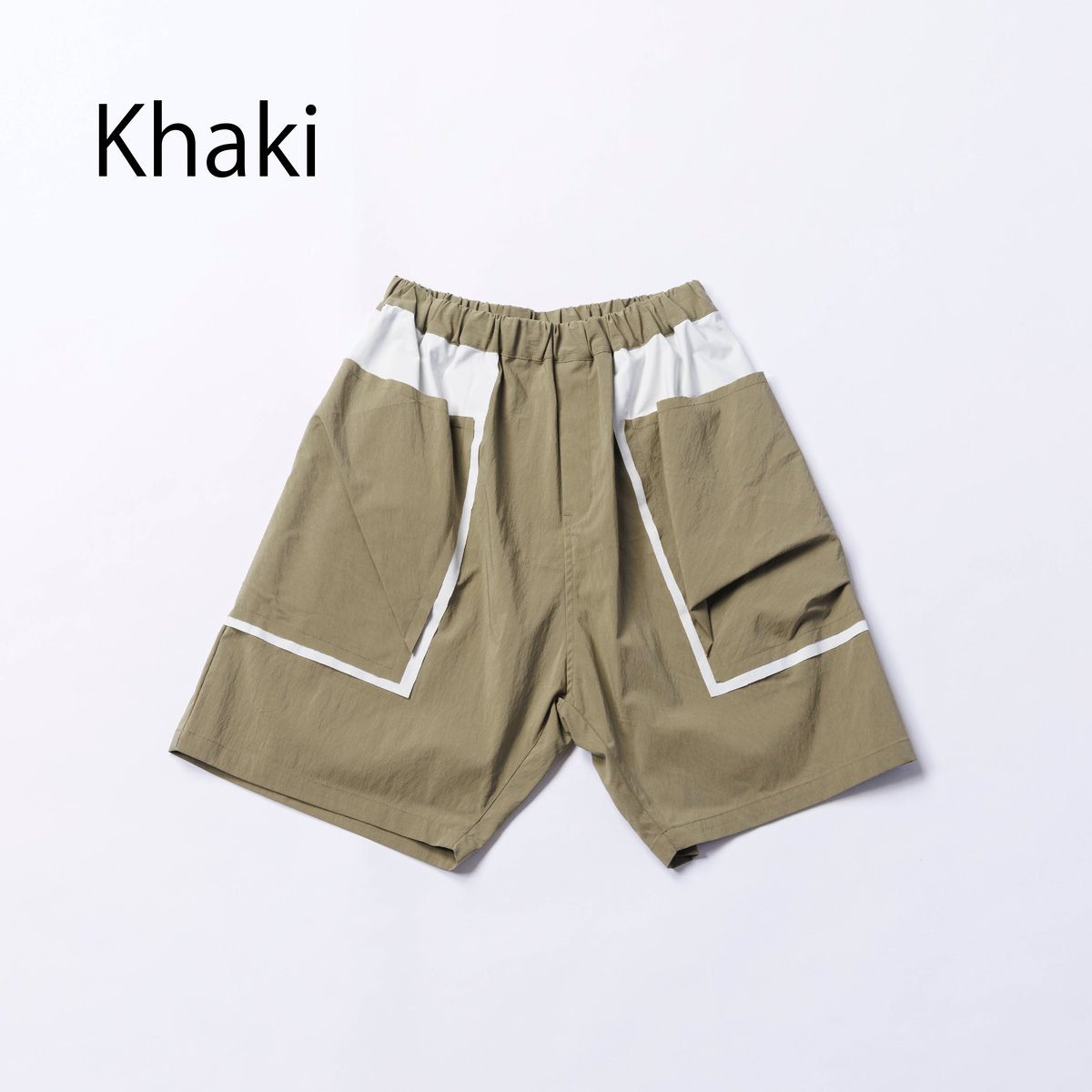 nunuforme / バイカラー ショートパンツ 47-nf25-629-254 Kha
