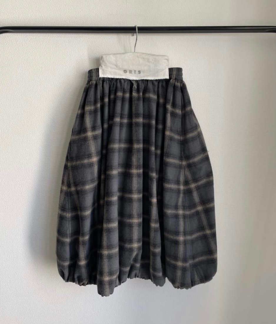 GRIS / Balloon Skirt GR25AW-SK003 CHARCOAL M