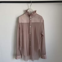 GRIS / Lacey Cutoff Shirt  GR26SS-SH006   PINK  S(110-120).M(1201-135).L(135-150).XL(150-160)