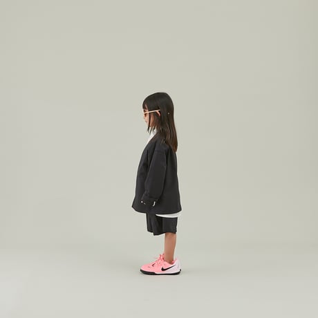 MOUN TEN. / stretch nylon gaba jacket   MJ04-1101  black  110.125.140.0(155).1(adult)