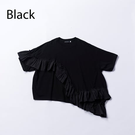 nunuforme / 新型ラウンドフリルT  22-nf25-830-500  Black  L(120-130) .XL(135-145).1(155).2(163)