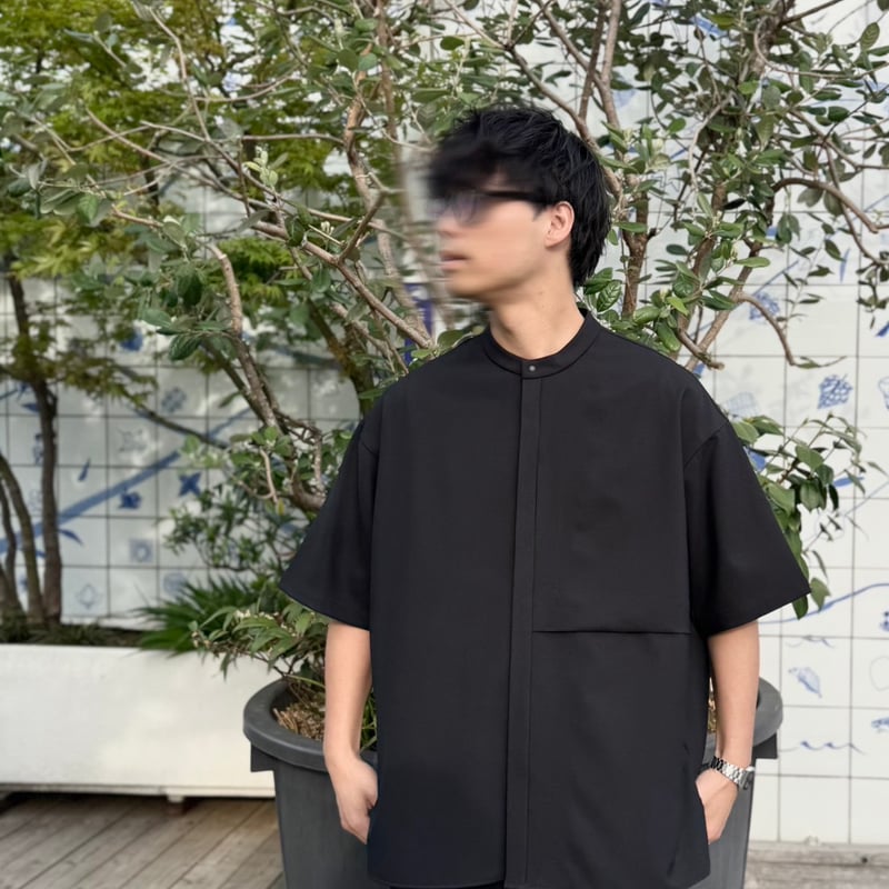 別注】MOUN TEN. /polyester canapa pocket s/s shi